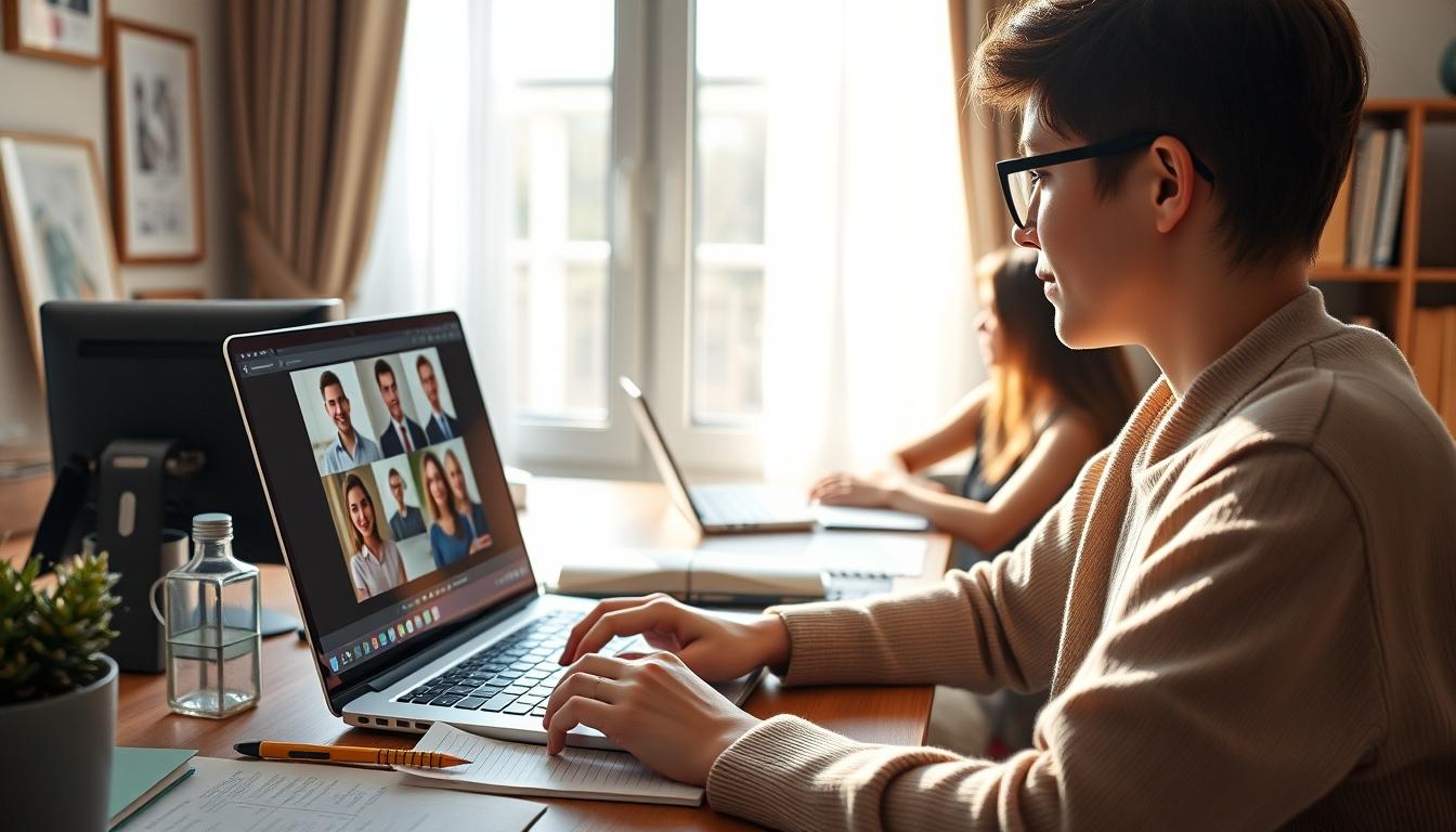 Modern university campus for students