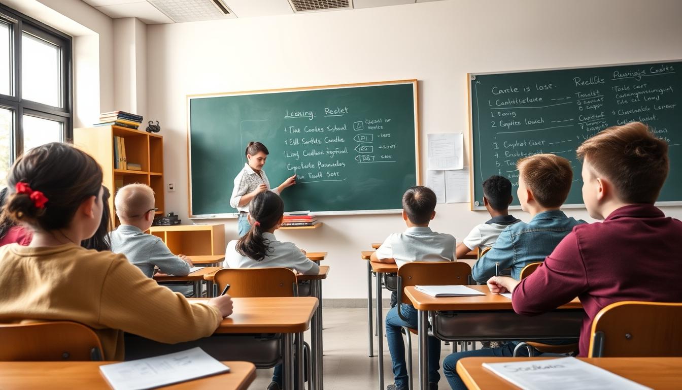 Student preparing for exams with study materials